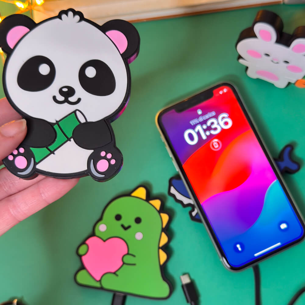 Tinta Unita: Caricatore Wireless Charge, Smile, Repeat