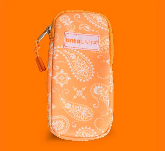 Astuccio Verticale Portatutto in Neoprene Tinta Unita Fluo