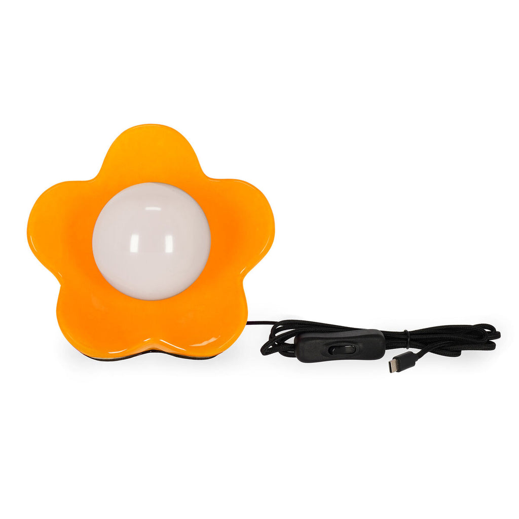 Lampada LED da Tavolo Legami Flower Power – Shiny Orange