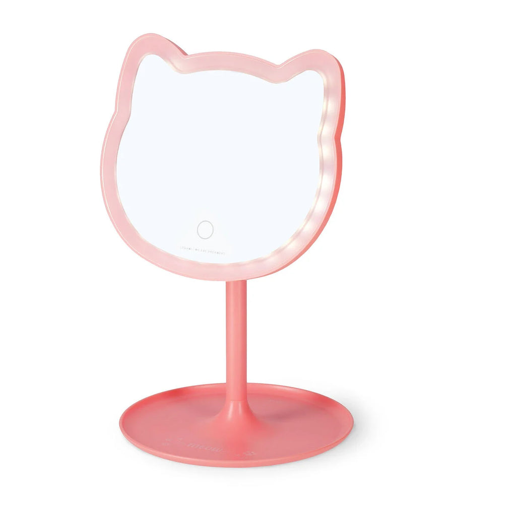 Legami You Look Purrfect! – Specchio da Trucco con 33 Luci LED e Base Portaoggetti