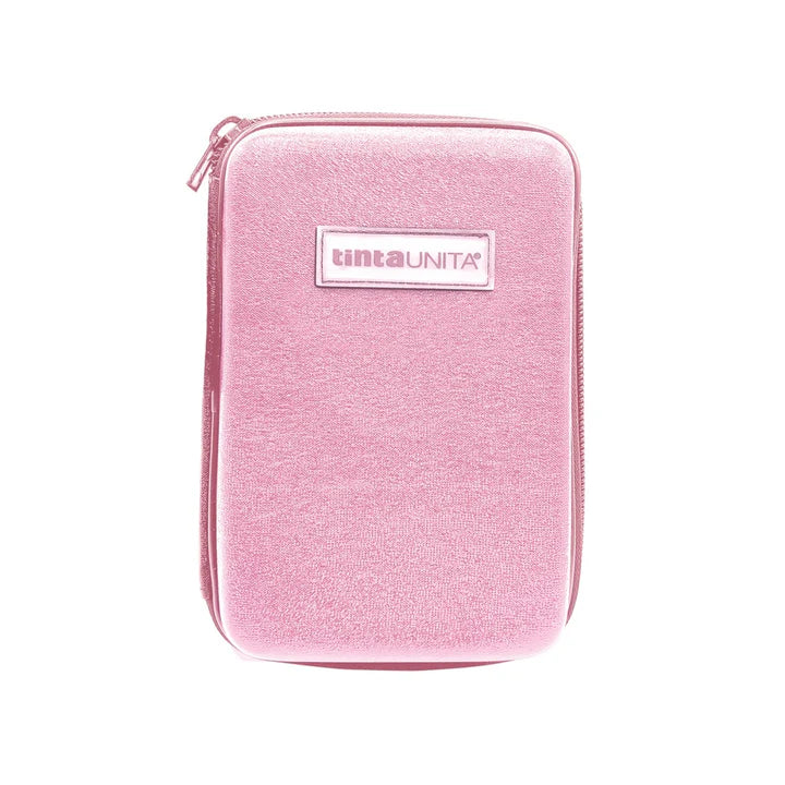 Astuccio One Time Glamour Rosa Glitterato 3 Piani con Contenuto – Tinta Unita