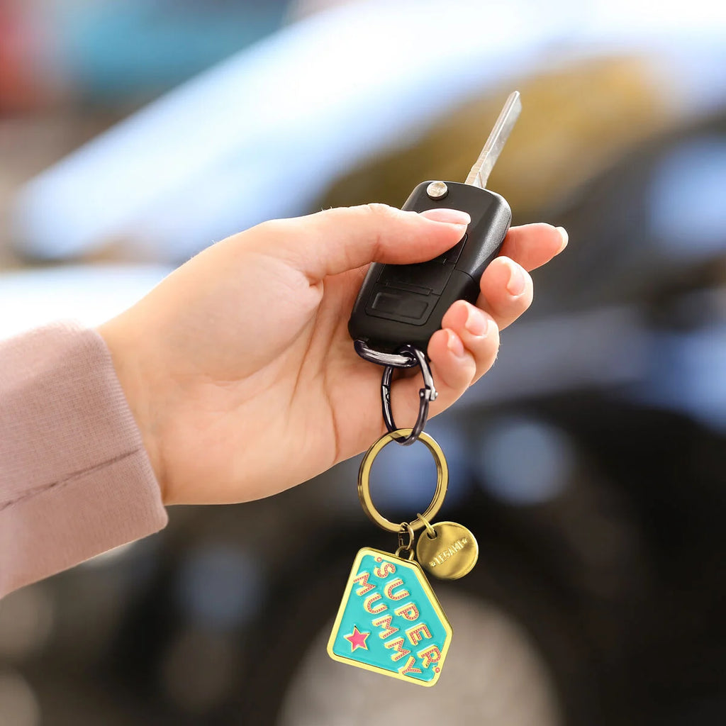 Legami What a Key Ring! Super Mummy – Portachiavi in Metallo Smaltato