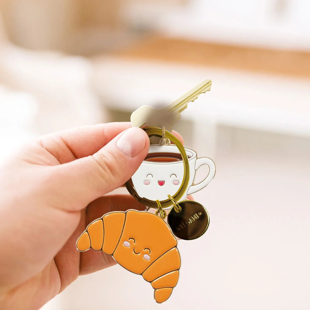 Legami - Portachiavi Breakfast in Metallo Smaltato - What a Key Ring!