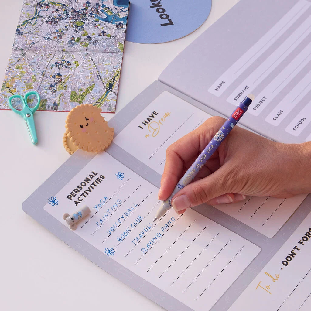 Legami - Penna Gel Cancellabile Koala "Sleeping la Vida Loca" - Erasable Pen