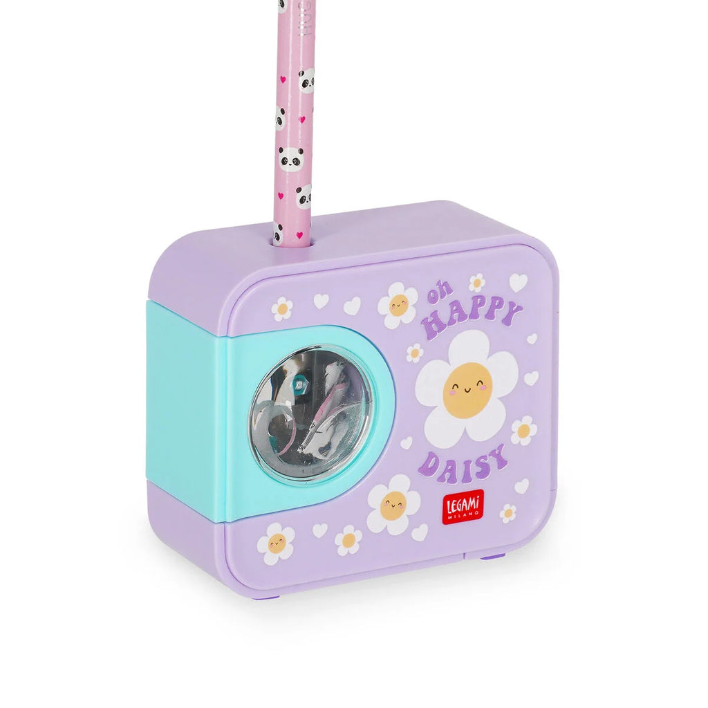 Temperamatite Elettrico Legami Top of the Tip | Serbatoio Trucioli, 2 Fantasie
