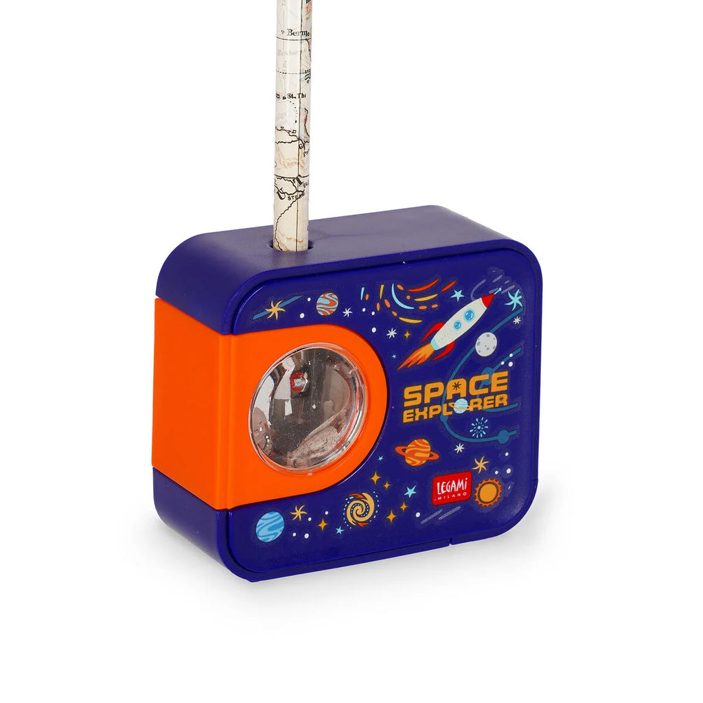 Temperamatite Elettrico Legami Top of the Tip | Serbatoio Trucioli, 2 Fantasie