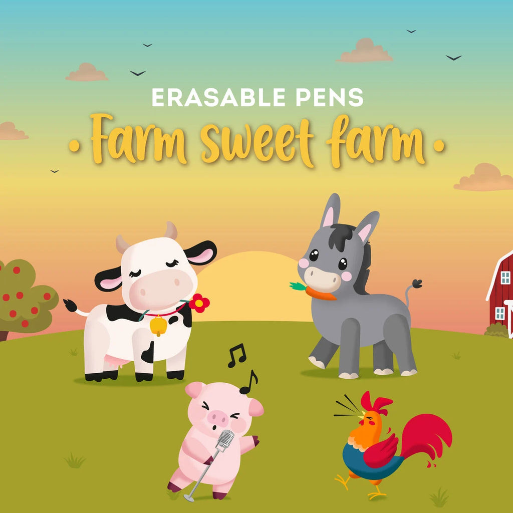 Legami: penne cancellabili Farm sweet Farm