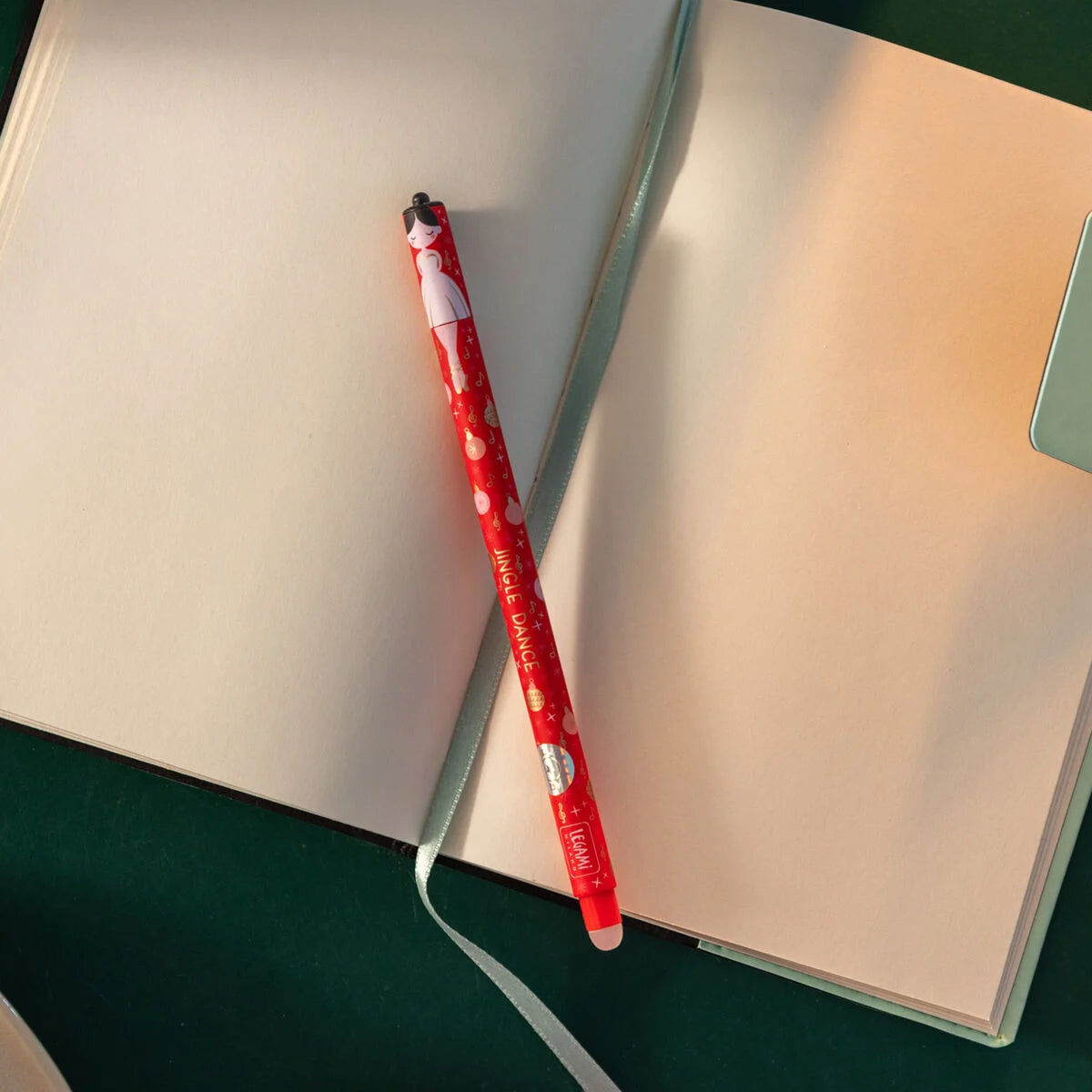 NON ACQUISTABILE SINGOLARMENTE, POSSIBILE AGGIUNGERE AL CARRELLO SOLO PER PROMO DI LANCIO SITO (1 solo pezzo in regalo per ordini sopra i 50euro)- Legami: Set di 3 Penne Gel Cancellabili - The Nutcracker - Natale 2015