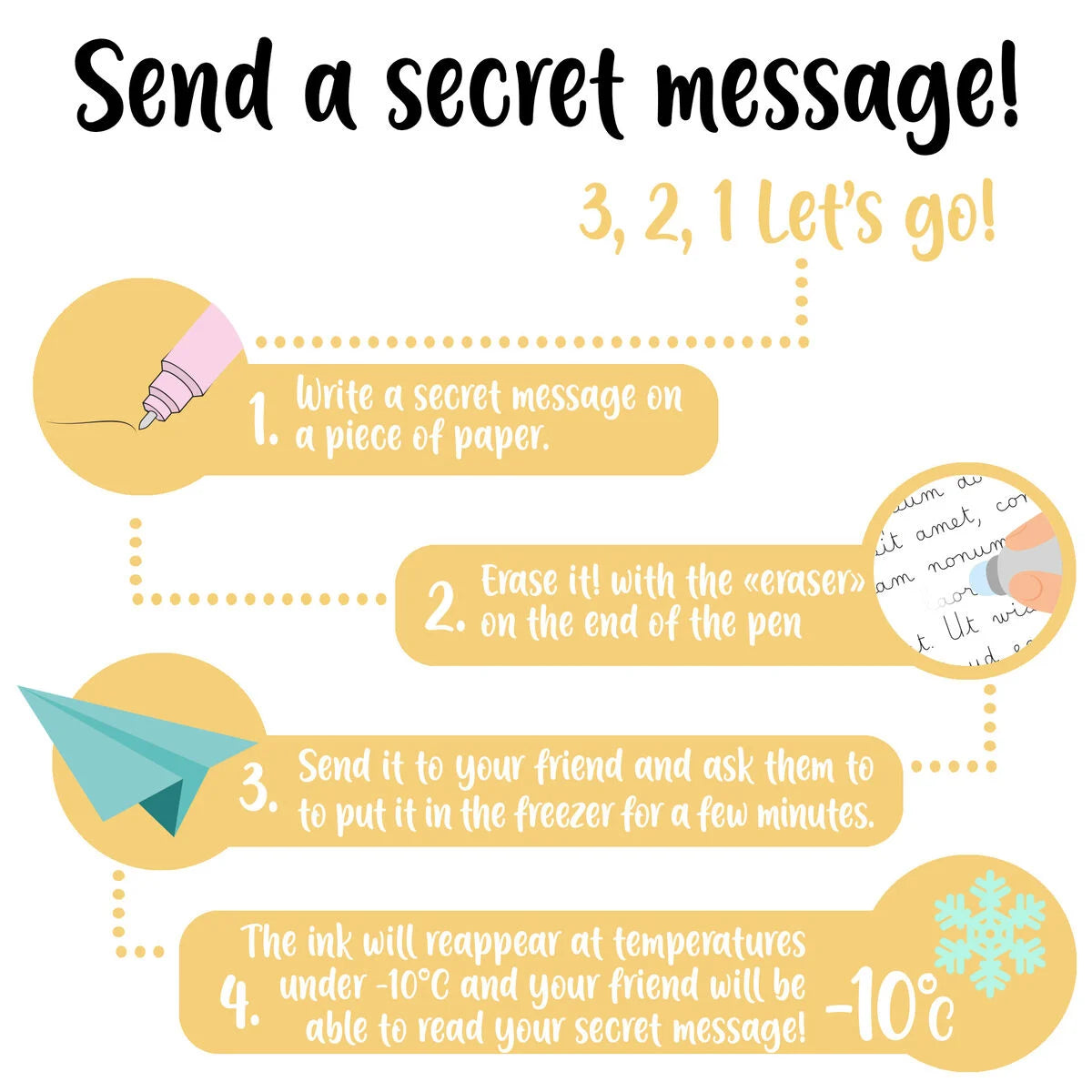 NON ACQUISTABILE SINGOLARMENTE, POSSIBILE AGGIUNGERE AL CARRELLO SOLO PER PROMO DI LANCIO SITO (1 solo pezzo in regalo per ordini sopra i 50euro)- Legami: Set di 3 Penne Gel Cancellabili - The Nutcracker - Natale 2015