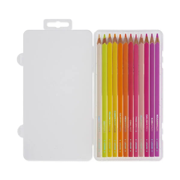 Legami: Set di 12 Matite Colorate Live Colorfully nella Sunset Palette