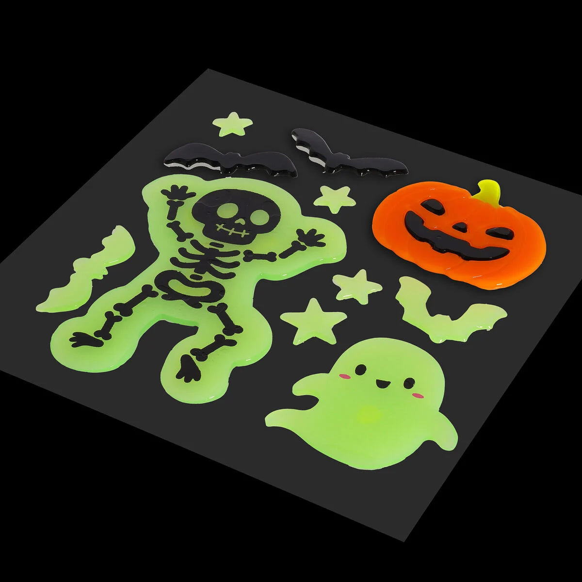 Legami Halloween Set Adesivi Gel per Finestra Windo-Glow – 11 Vetrofanie Fosforescenti