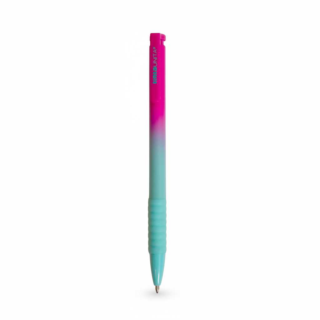 Penna Semi Gel Click Gradient Inchiostro Blu Be Happy – Tinta Unita