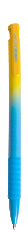 Penna Semi Gel Click Gradient Inchiostro Blu Be Happy – Tinta Unita