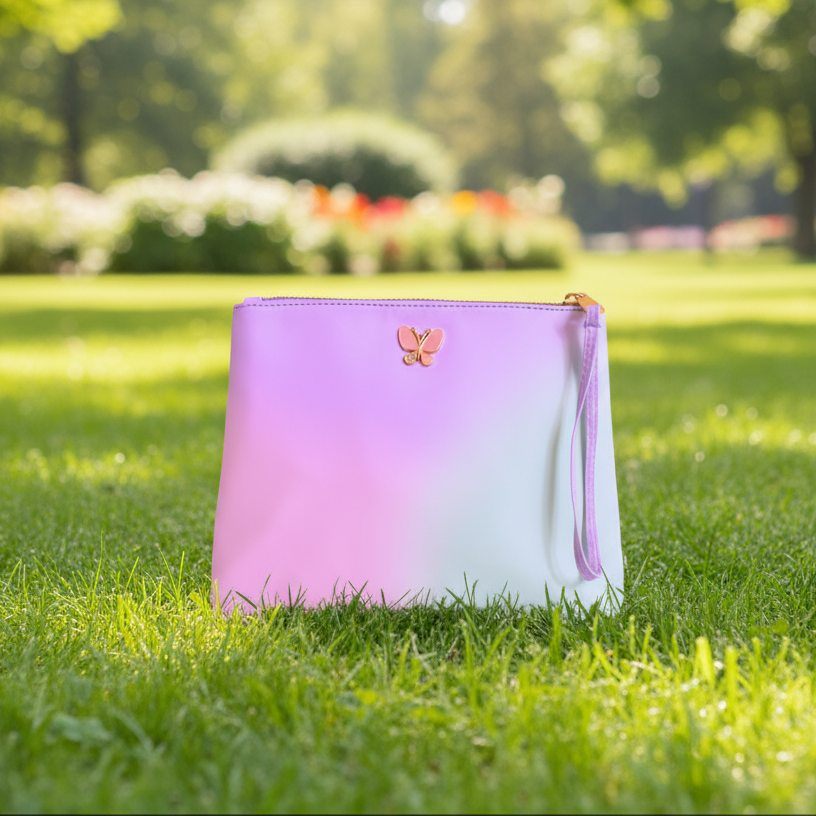 Pouch Gradient con Laccio da Polso – Tinta Unita Be Happy