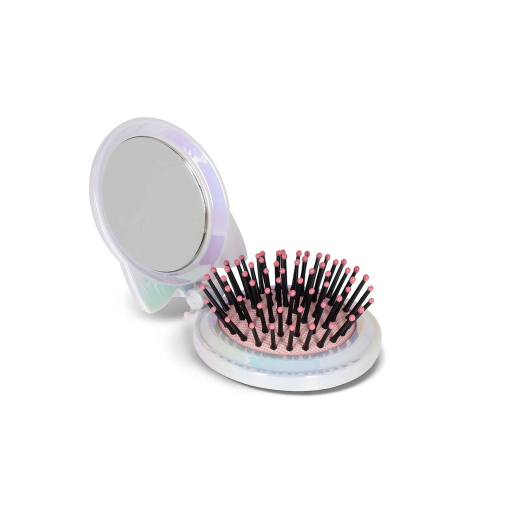 Legami Nice Hair Kitty – Spazzola con Specchio Tascabile