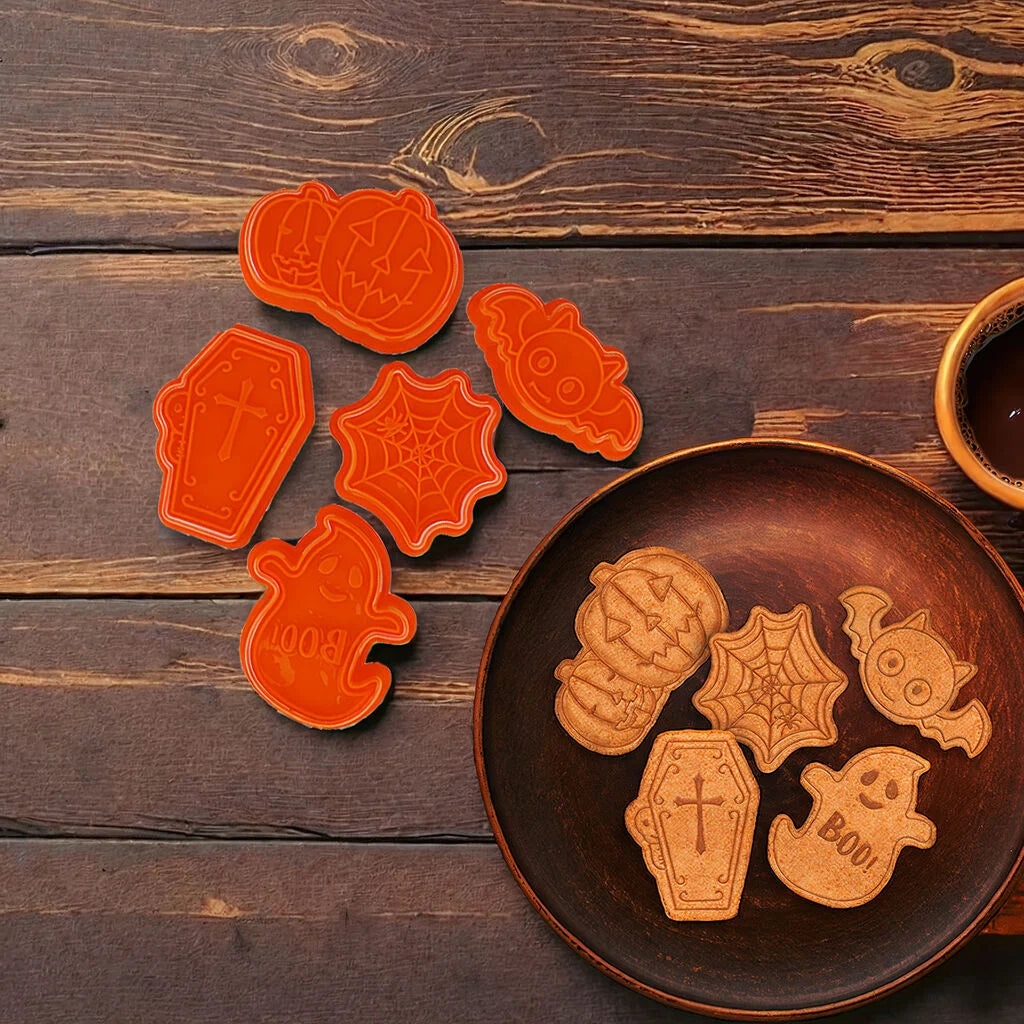 Legami Bake Me Happy, Set 5 Formine Tagliabiscotti Halloween