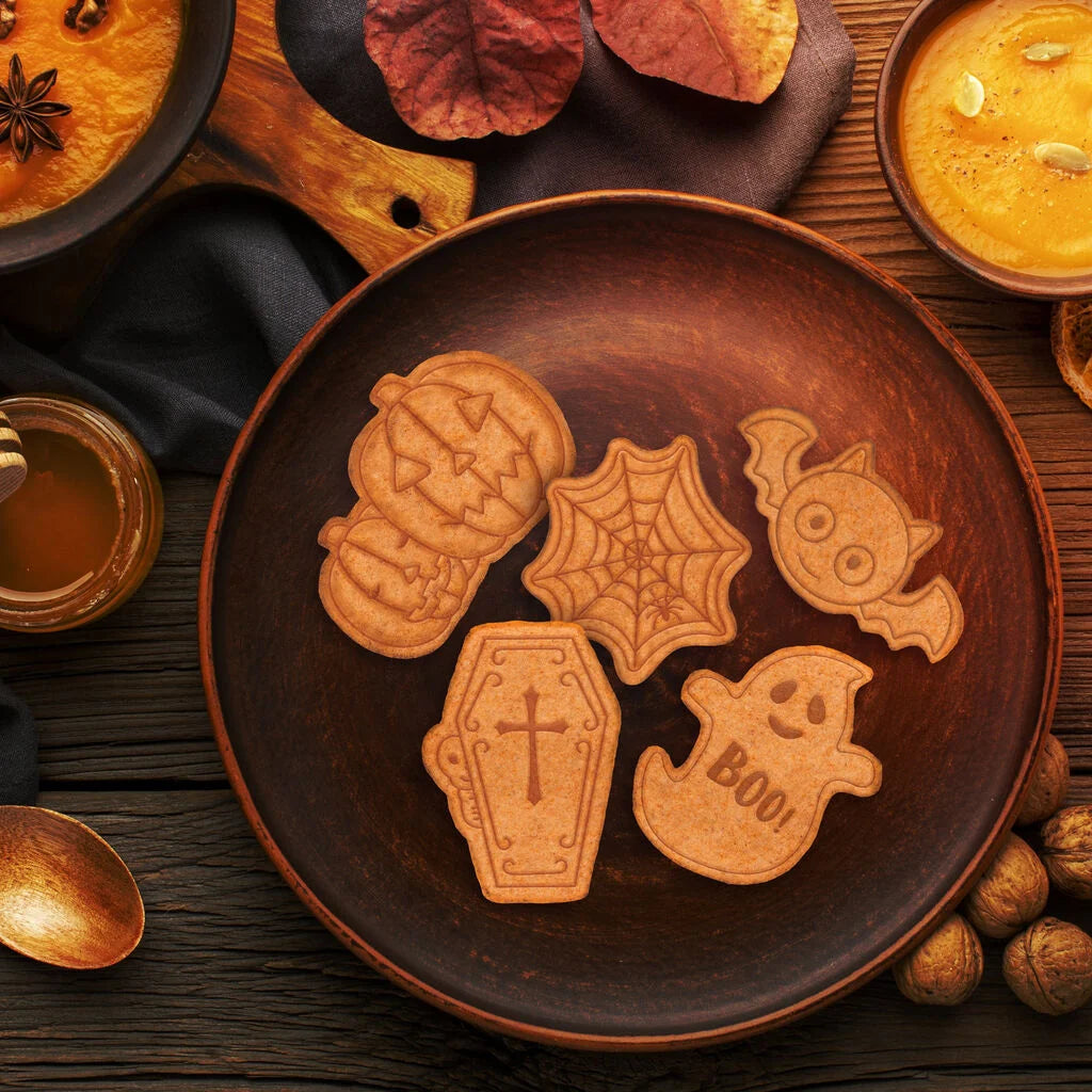 Legami Bake Me Happy, Set 5 Formine Tagliabiscotti Halloween