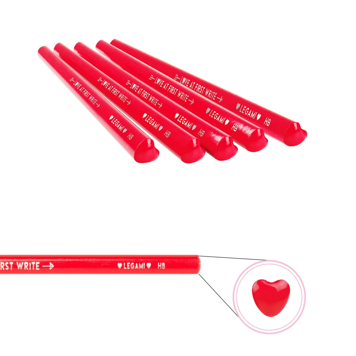 Legami: Matita a Forma di Cuore - Love at First Write