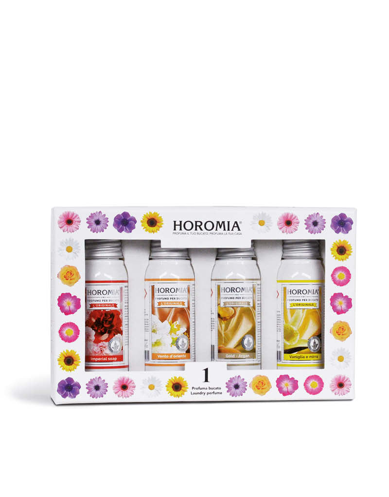 Horomia: Horo1 - Imperial Soap, Vento d'Oriente, Gold Argan e Vaniglia e Mirra da 50 ml