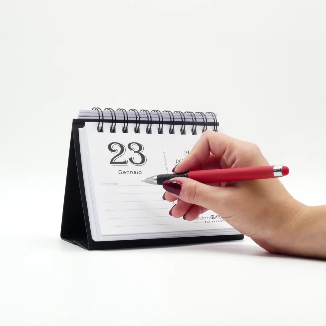 Calendario Filosofico Perpetuo da Tavolo – 366 Frasi, 11×16 cm con Spirale