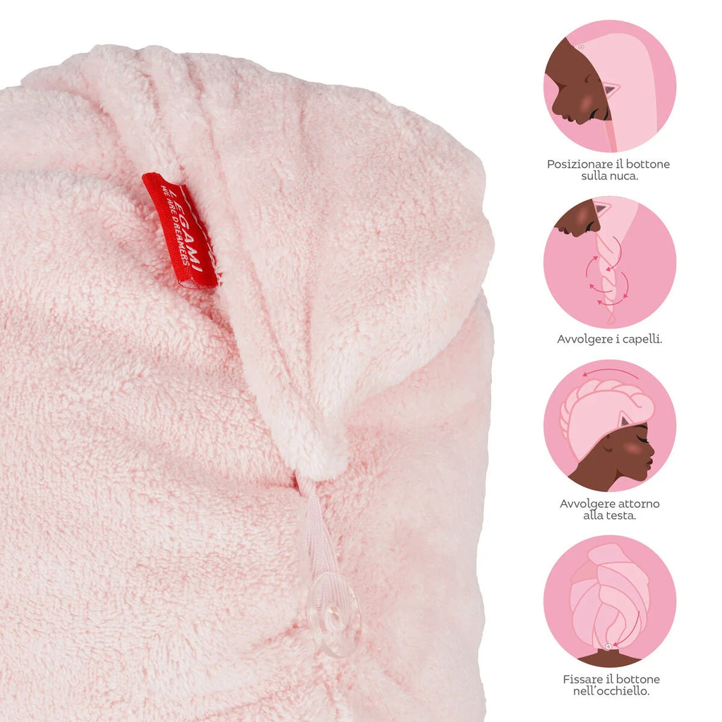Legami Love My Hair Kitty – Asciugamano Turbante per Capelli in Microfibra