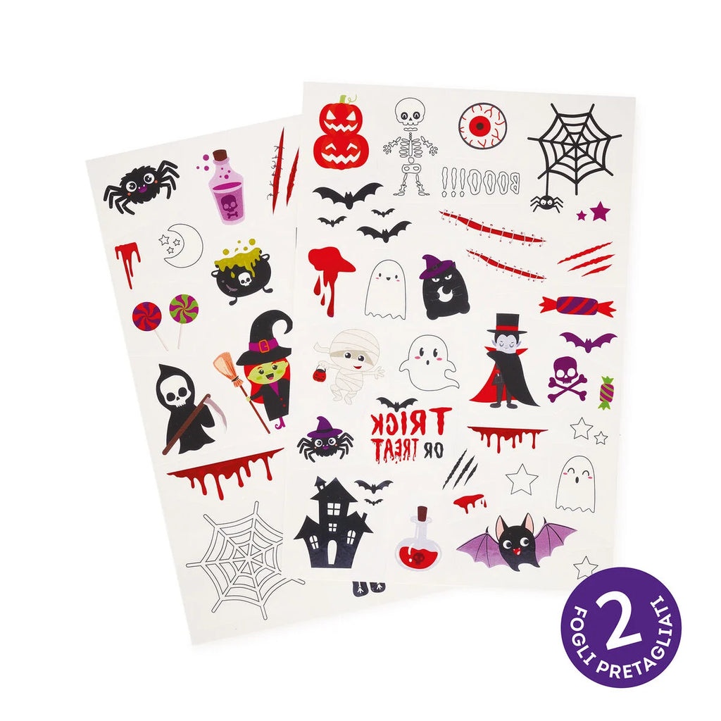 Legami Halloween Tatuaggi Temporanei Tattoos – 50+ Tattoo Brillanti al Buio