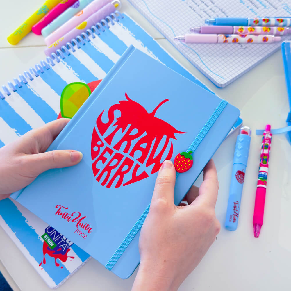 Tinta Unita Juice – Notebook Profumato A5 con Elastico – Fogli Bianchi