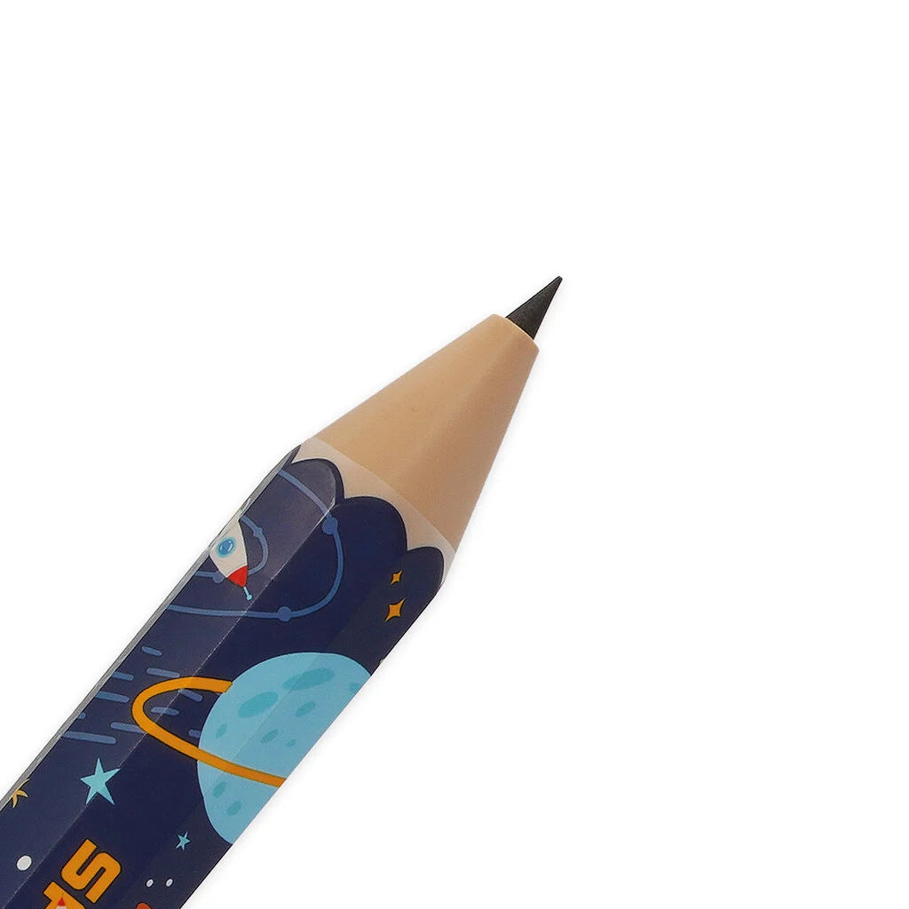 Legami Matita Gigante Space Magic Pencil Jumbo – Mina 6000 m con Gomma