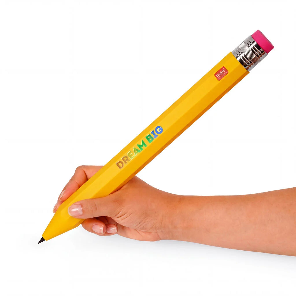 Legami Matita Gigante Dream Big Magic Pencil Jumbo – Mina 6000 m con Gomma
