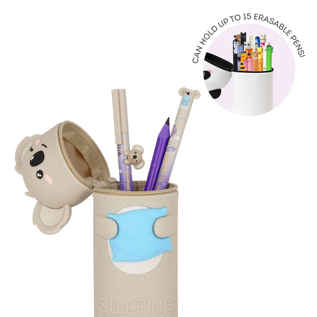 Legami - Astuccio 2-in-1 in Silicone Koala "Sleeping la Vida Loca" - Kawaii