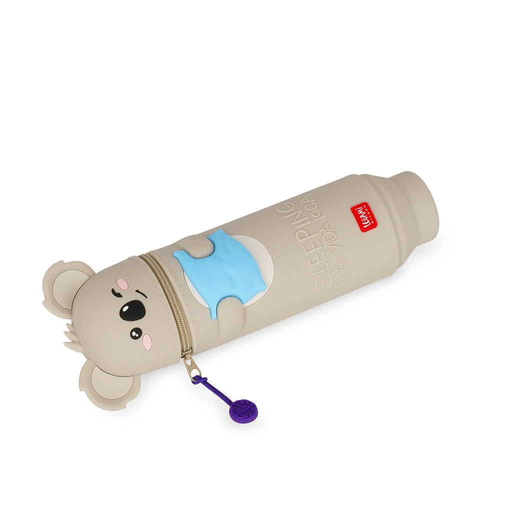 Legami - Astuccio 2-in-1 in Silicone Koala "Sleeping la Vida Loca" - Kawaii