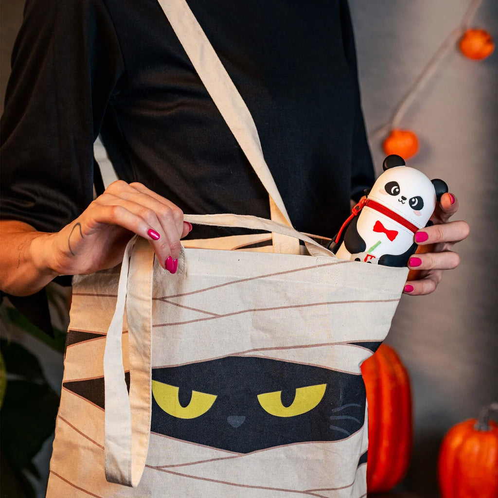 Legami Halloween Astuccio 2-in-1 Silicone Kawaii Panda Bam-Boo Halloween – Portapenne Retrattile
