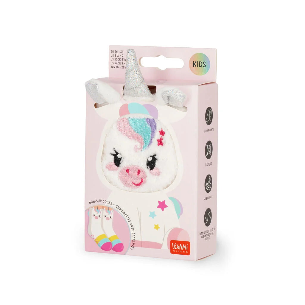 Legami - Calzini antiscivolo bambini Unicorn  26–34 - It’s a Match!