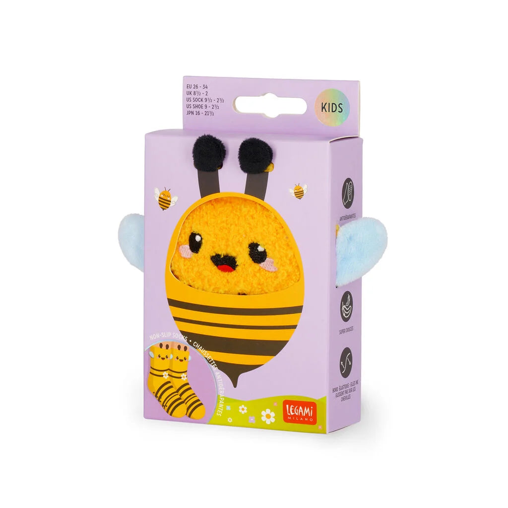 Legami - Calzini Antiscivolo per Bambini Bee Ape 26–34 - It’s a Match!