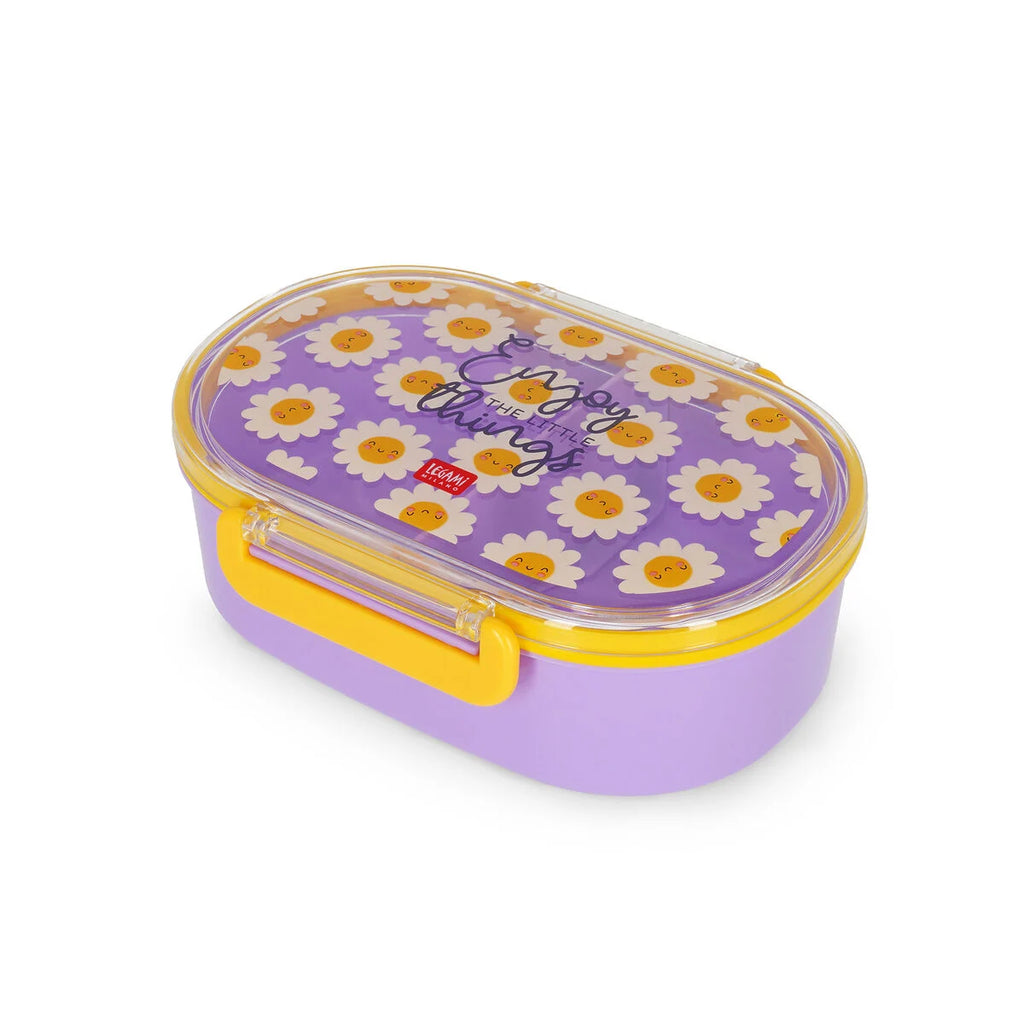 Porta Merenda Legami Snack & Go | Divisorio Removibile, Lavastoviglie, 3 Fantasie