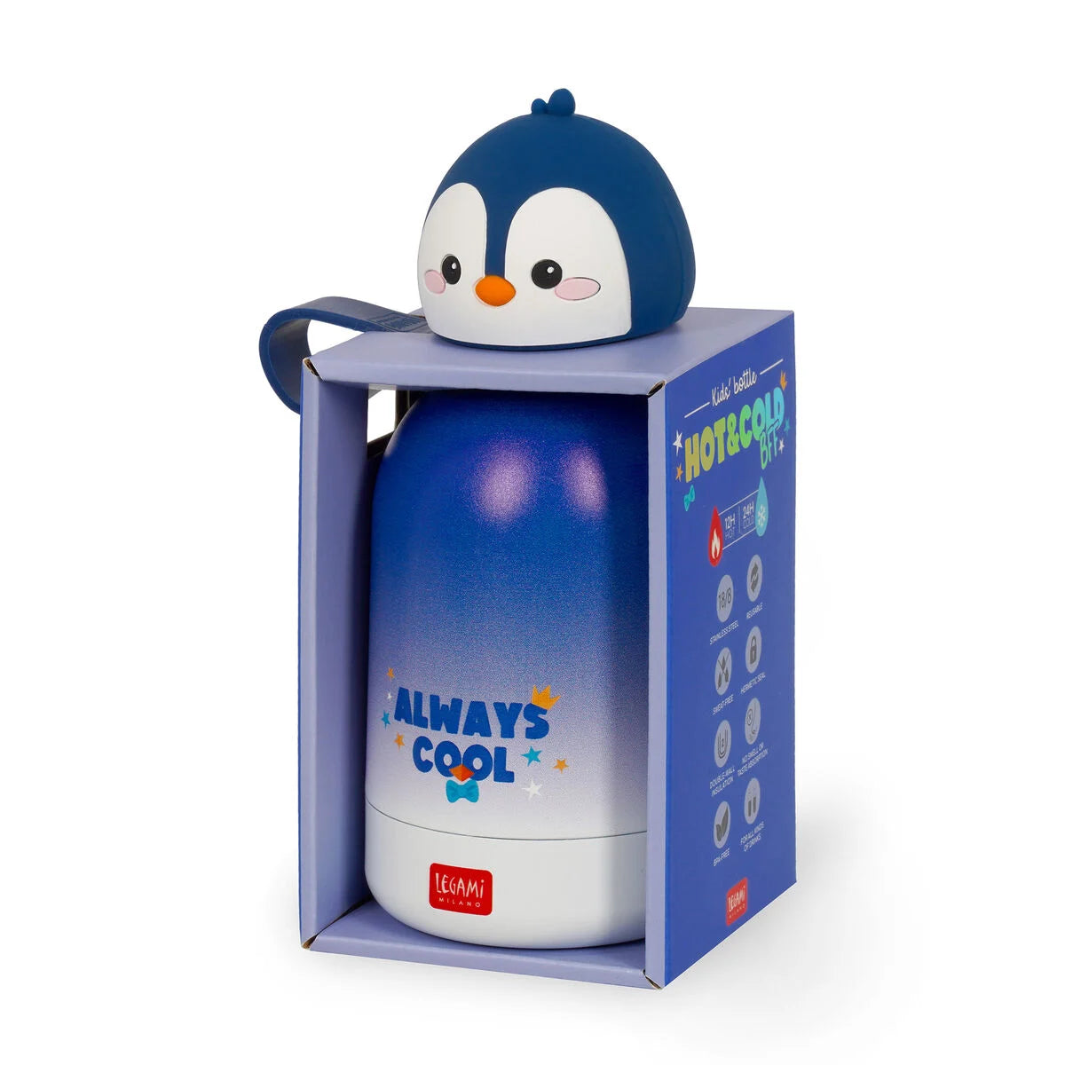Borraccia Termica per Bambini Hot&Cold BFF Penguin – Legami