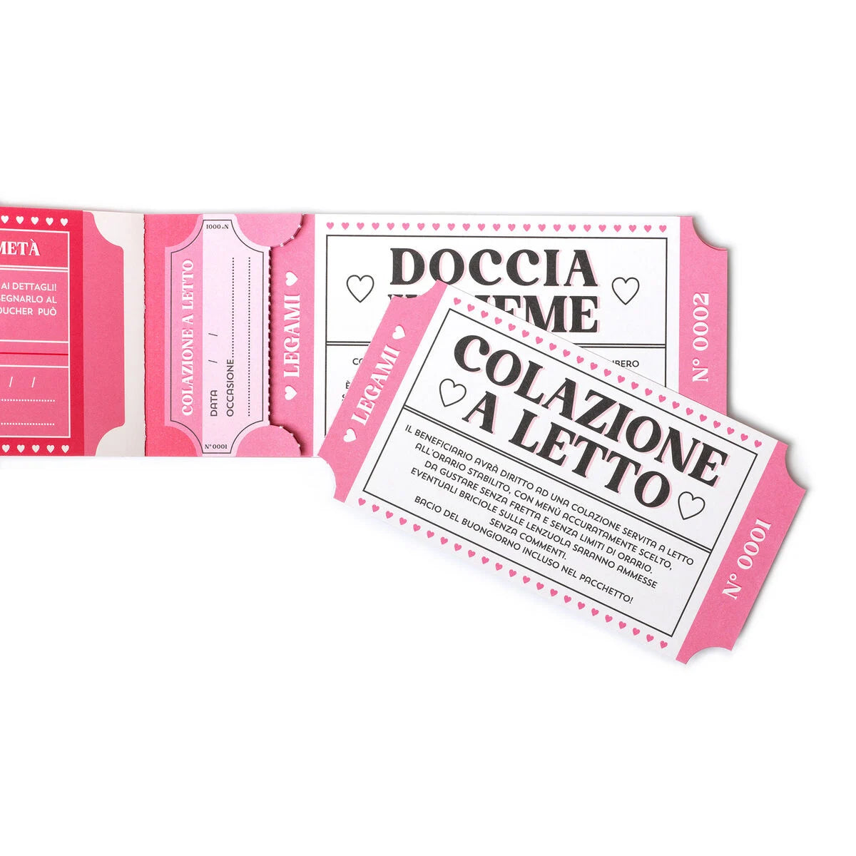 Legami: bundle con 2 Penne Gel Better Toghether+24 buoni romantici+12 Pastelli Impilabili