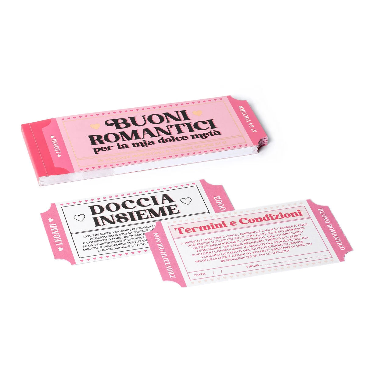 Legami: bundle con 2 Penne Gel Better Toghether+24 buoni romantici+12 Pastelli Impilabili