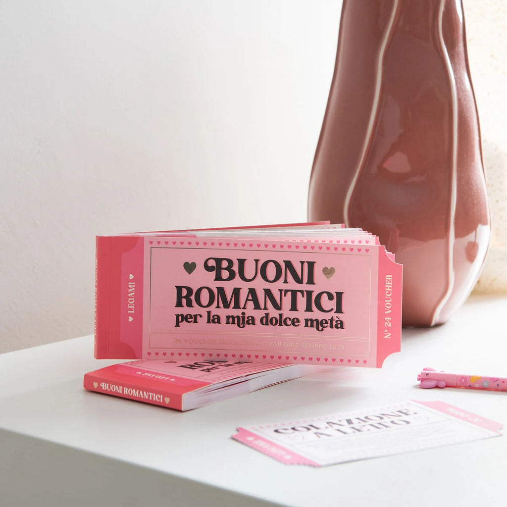 Legami: bundle con 2 Penne Gel Better Toghether+24 buoni romantici+12 Pastelli Impilabili