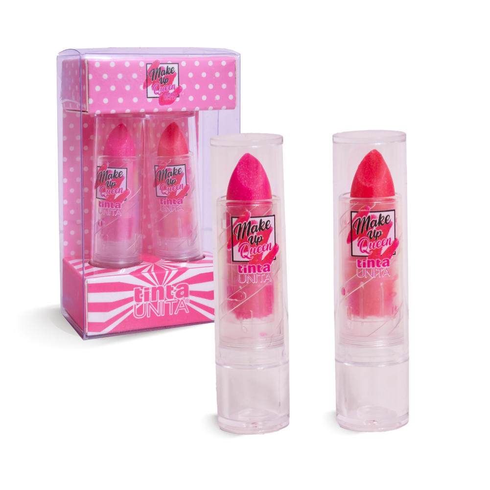 Lipstick Set per Bambine – 2 Rossetti Assortiti in Box | Tinta Unita