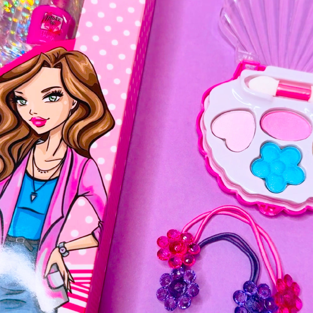 Set Conchiglia Make Up – Kit Trucchi per Bambine dai 6 Anni | Tinta Unita