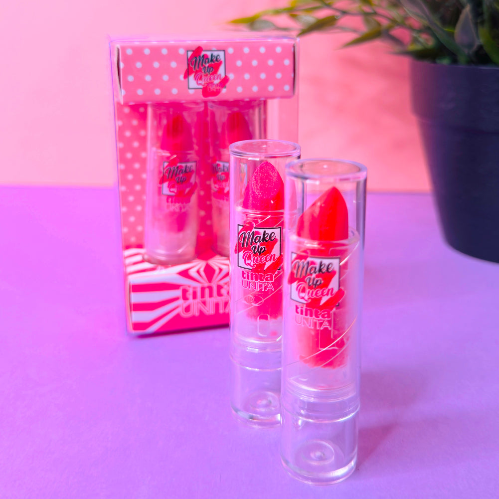 Lipstick Set per Bambine – 2 Rossetti Assortiti in Box | Tinta Unita