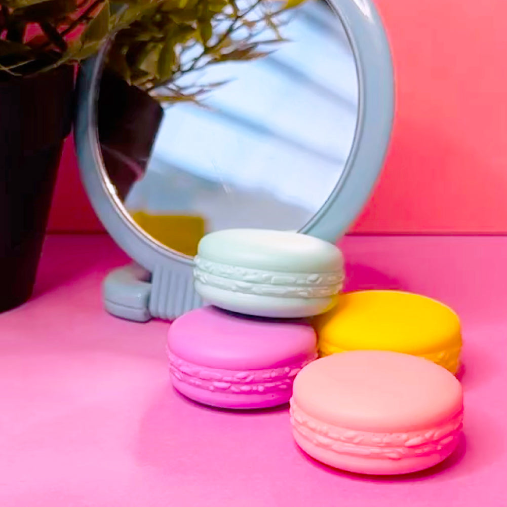 Macarons Lip Gloss Set – 4 Gloss Glitterati per Bambine | Tinta Unita