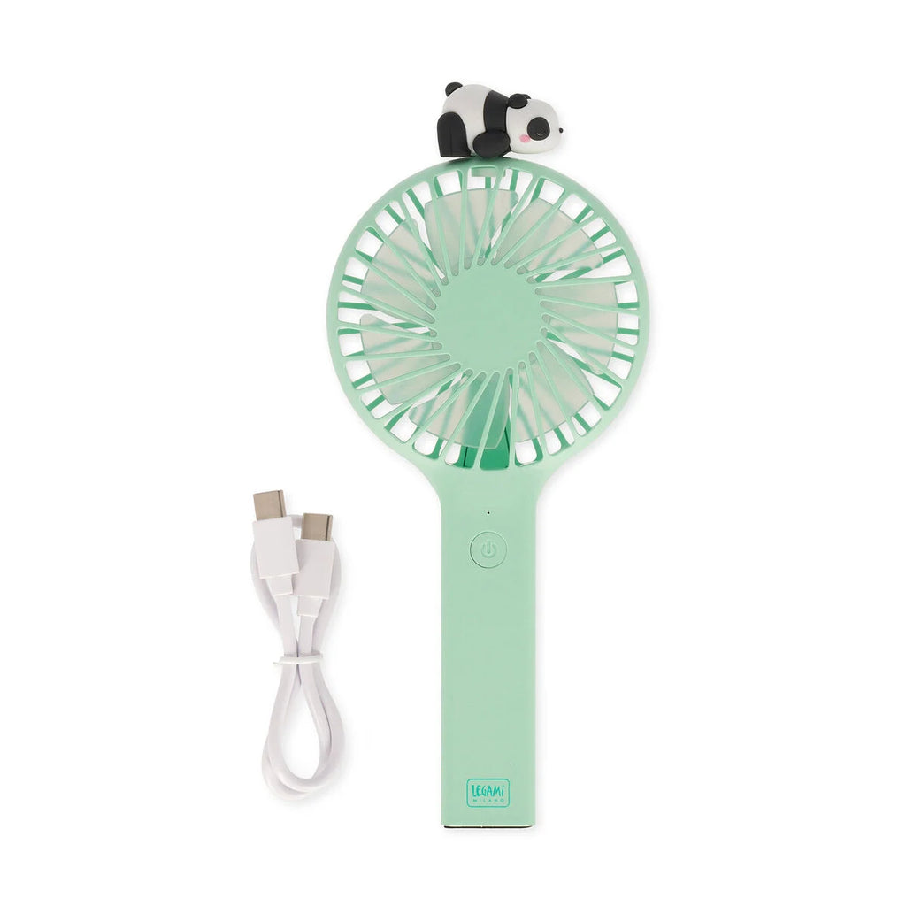 Ventilatore Portatile Ricaricabile con Base Panda – Legami Mini Fan