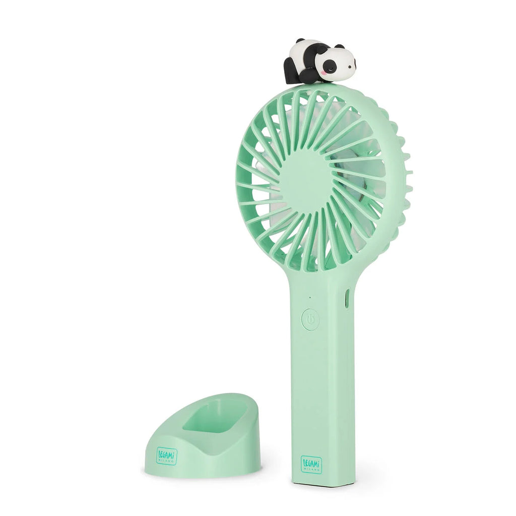 Ventilatore Portatile Ricaricabile con Base Panda – Legami Mini Fan