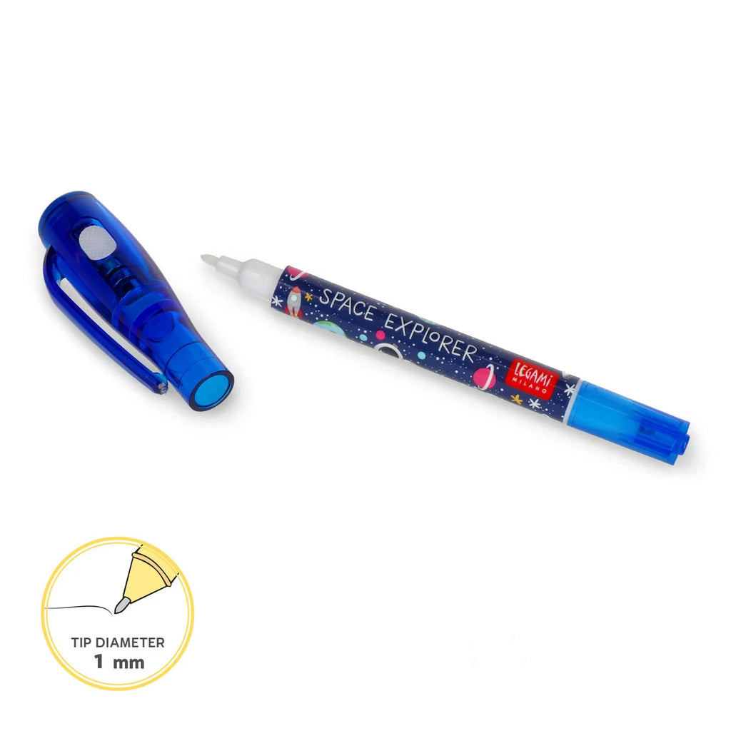 Legami Magic Pen Space – Penna Doppia con Inchiostro Invisibile e Luce UV