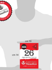 CALENDARIO FILOSOFICO 2026 - A6 PICCOLO 10 x 14 CM - INSERTO