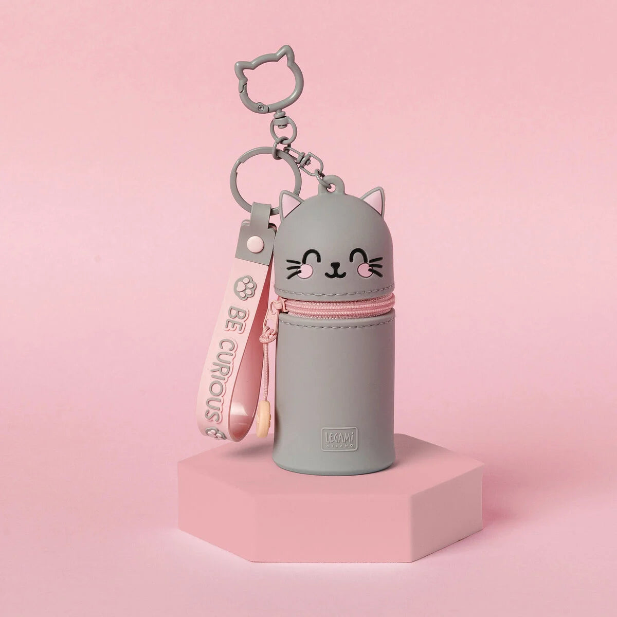 Legami: Portamonete con Portachiavi Kitty- Mini Kawaii