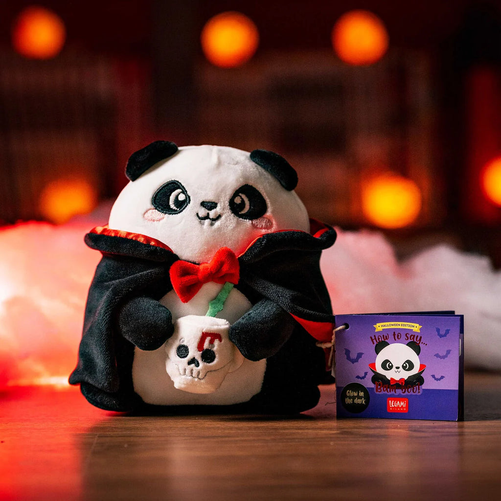 Legami Halloween Mini Peluche Panda Bam-Boo Super Soft – Versione Halloween da Collezionare