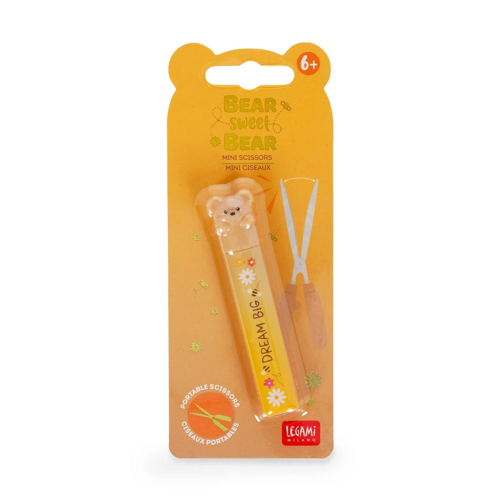 Mini Forbici Pieghevoli Legami Teddy Bear | A Molla, Compatte e Portatili